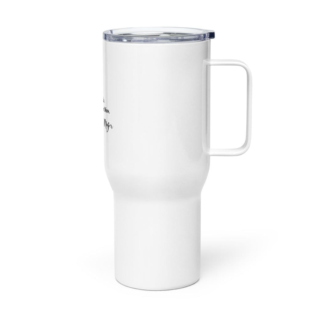 Travel mug with a handle - Freedom Worship