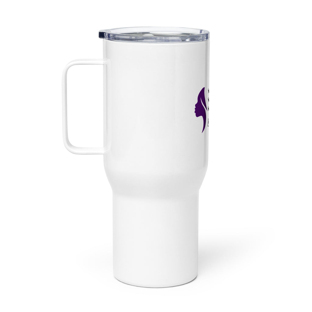 Travel mug with a handle - Freedom Worship