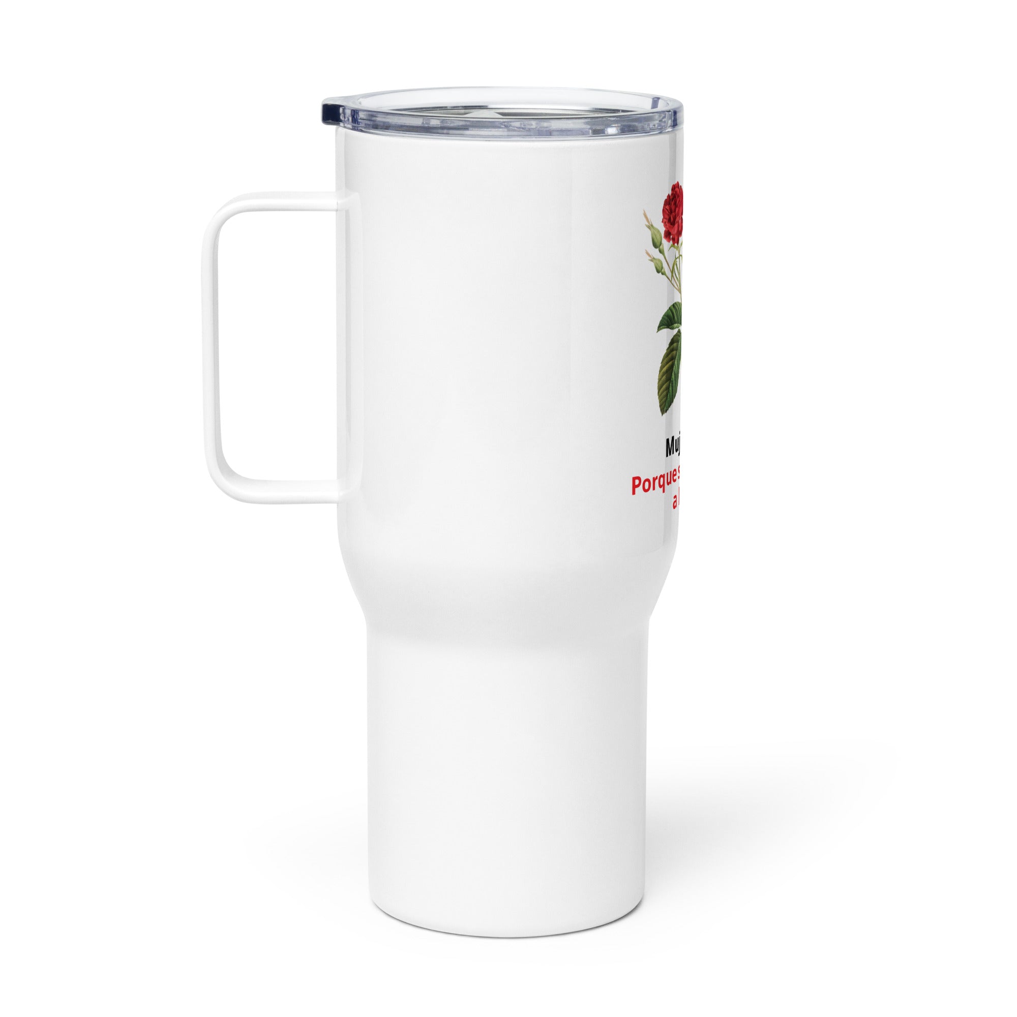 Travel mug with a handle - Freedom Worship